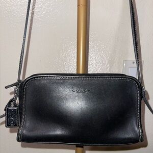 Coach vintage black leather